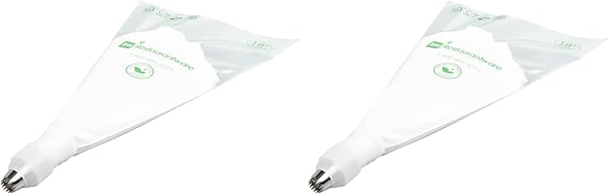 Restaurantware Pastry Tek Piping Tip 1 Open Star Decorating Tip - #8B Dent-Resistant Stainless Steel Icing Tip Dishwasher-Safe Decorate Cupcakes Cakes or Cookies (Pack of 2)