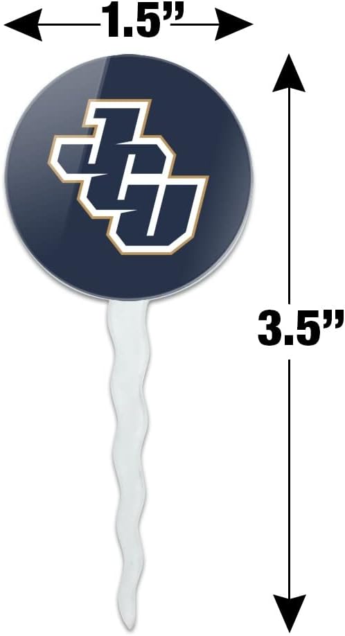 GRAPHICS & MORE John Carroll University Primary Logo Cupcake Picks Toppers Decoration Set of 6