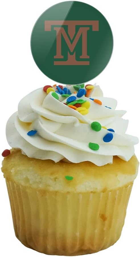 Montana Tech of the University of Montana Primary Logo Cupcake Picks Toppers Decoration Set of 6