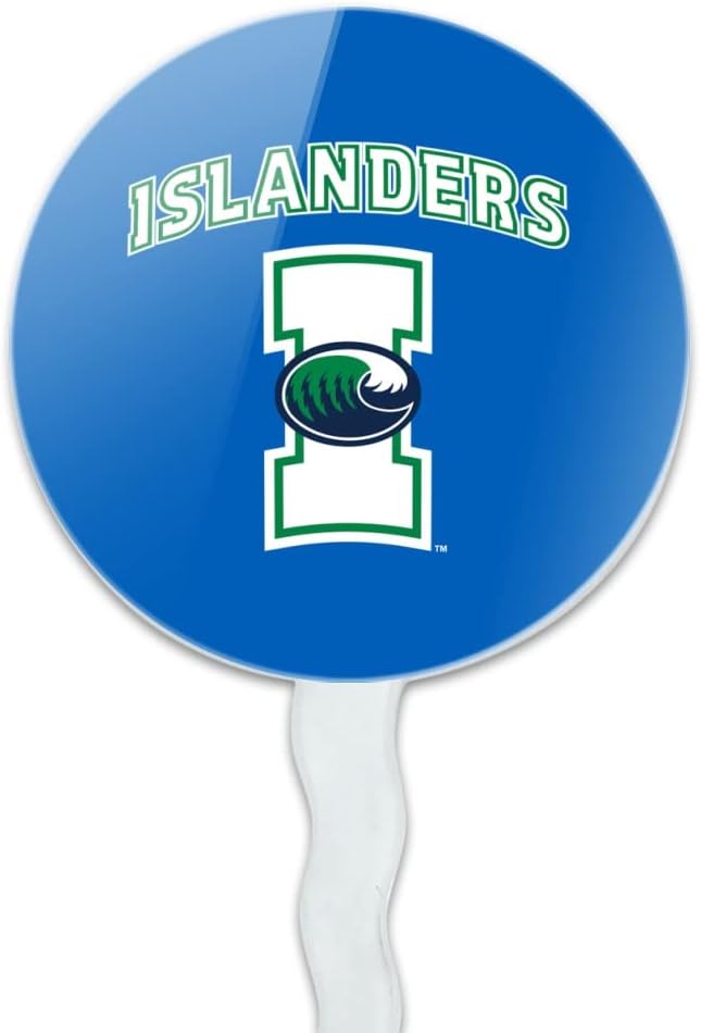 Texas A&M -Corpus Christi Primary Logo Cupcake Picks Toppers Decoration Set of 6