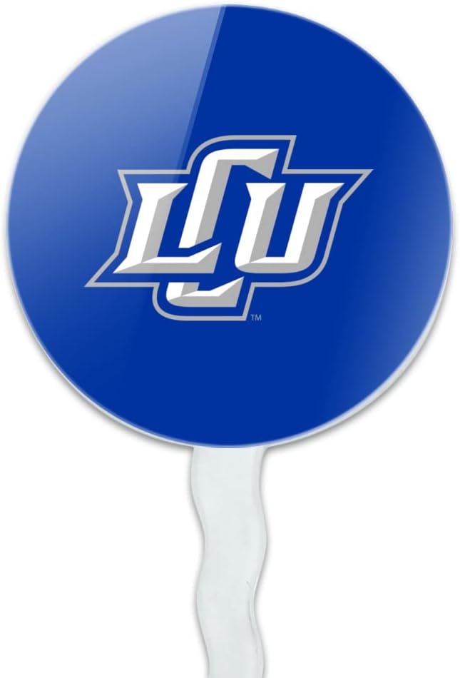 Lubbock Christian University Primary Logo Cupcake Picks Toppers Decoration Set of 6
