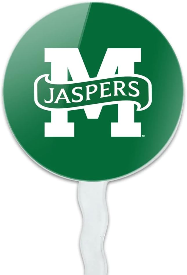GRAPHICS & MORE Manhattan College Primary Logo Cupcake Picks Toppers Decoration Set of 6