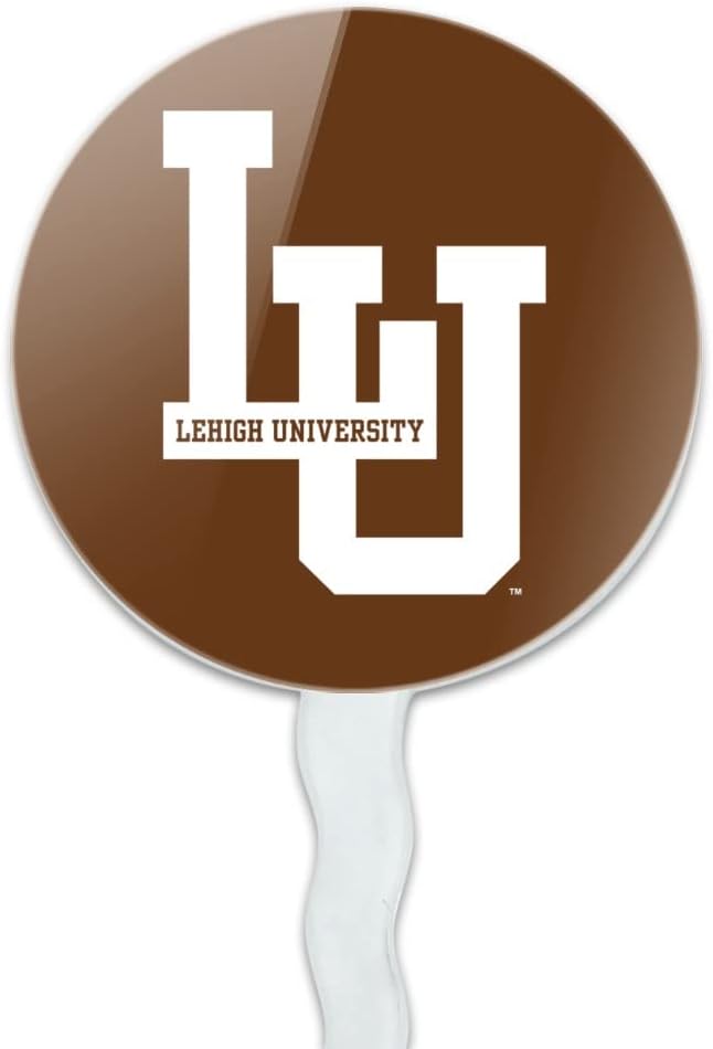 Lehigh University Primary Logo Cupcake Picks Toppers Decoration Set of 6