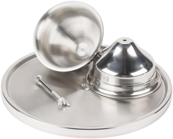 13" Stainless Steel Cake Stand | Round Cake Display for Weddings, Birthdays & Parties | Dessert Stand for Cakes, Muffins, Pastries, and Bread | 13-inch [1PK]