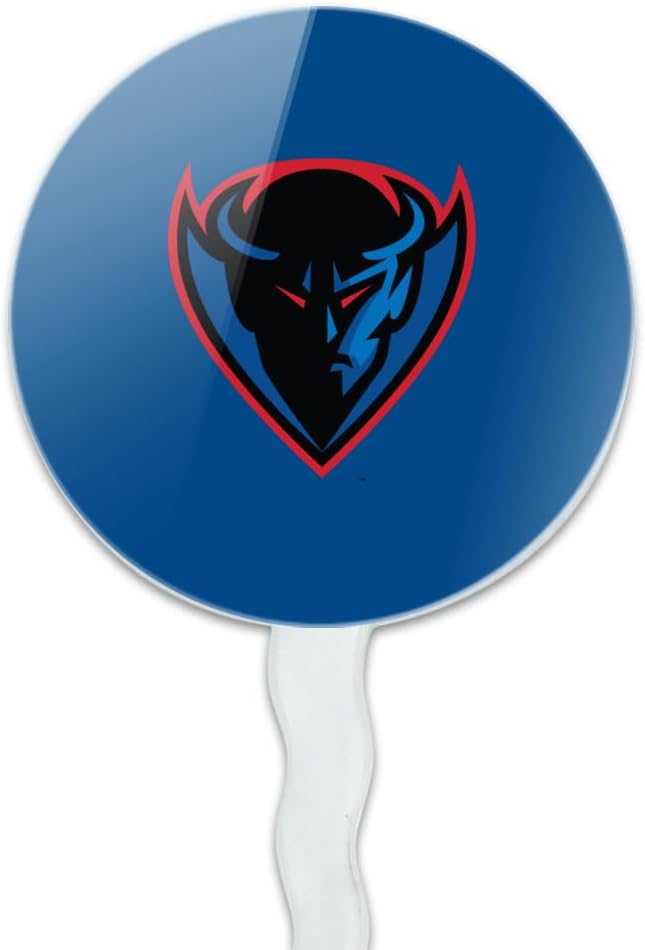 DePaul Primary Logo Cupcake Picks Toppers Decoration Set of 6