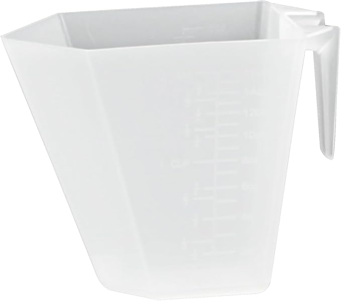 2 Cup (1 Pint | 16 Oz. | 500 mL) Plastic Scoop for Measuring Powders, Granules, Detergent, Coffee, Pet Food, Grains, Protein, Spices and Other Dry Goods (Pack of 1)
