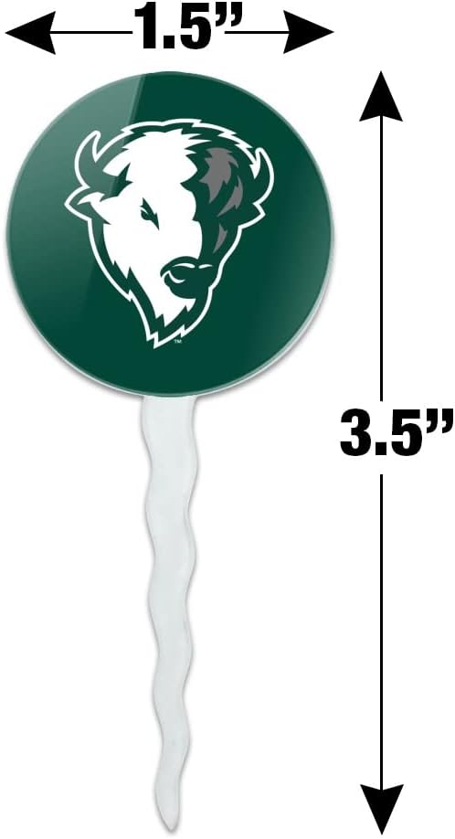 Williston State College Primary Logo Cupcake Picks Toppers Decoration Set of 6