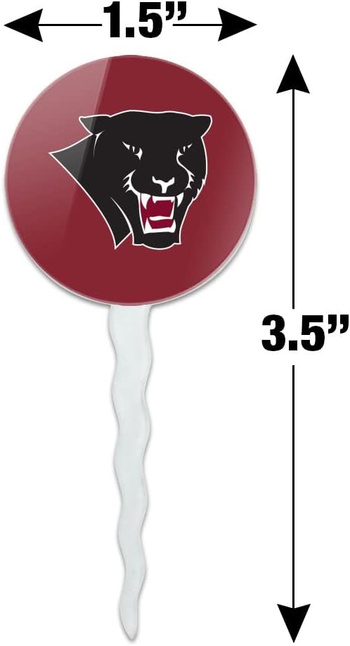 Florida Institute of Technology Primary Logo Cupcake Picks Toppers Decoration Set of 6