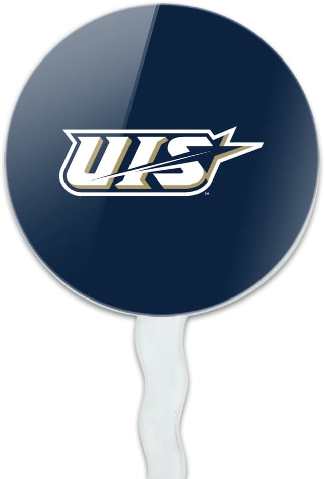 University of Illinois Springfield Primary Logo Cupcake Picks Toppers Decoration Set of 6
