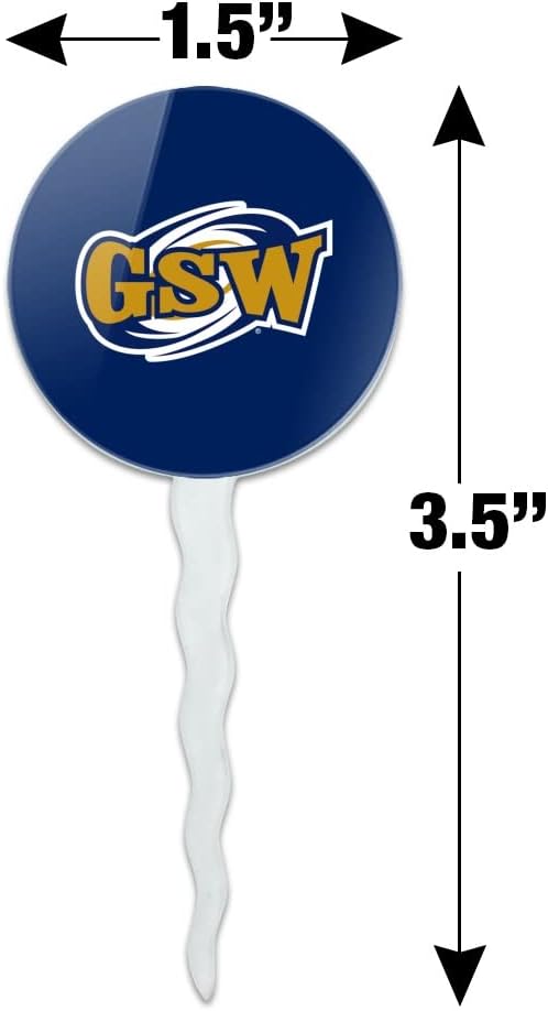 Georgia Southwestern State University Primary Logo Cupcake Picks Toppers Decoration Set of 6