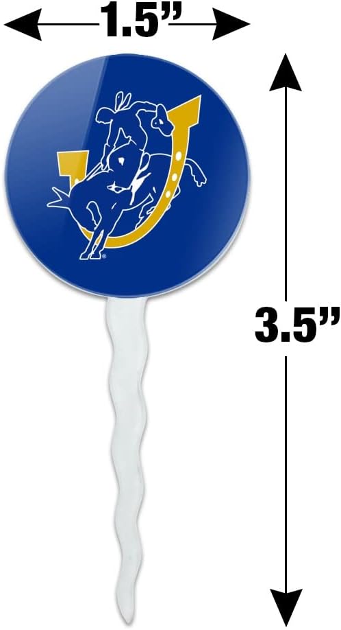 Southern Arkansas University Primary Logo Cupcake Picks Toppers Decoration Set of 6