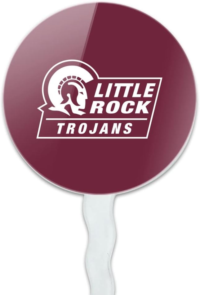 University of Arkansas at Little Rock Primary Logo Cupcake Picks Toppers Decoration Set of 6