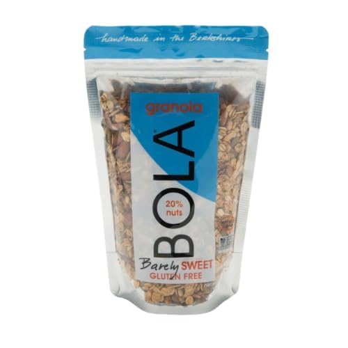 BOLA granola Barely Sweet, LOW SUGAR, Almond & Pumpkin Seed Granola, 12oz - 6 PACK