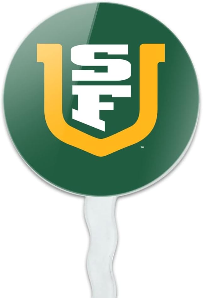 University of San Francisco Primary Logo Cupcake Picks Toppers Decoration Set of 6