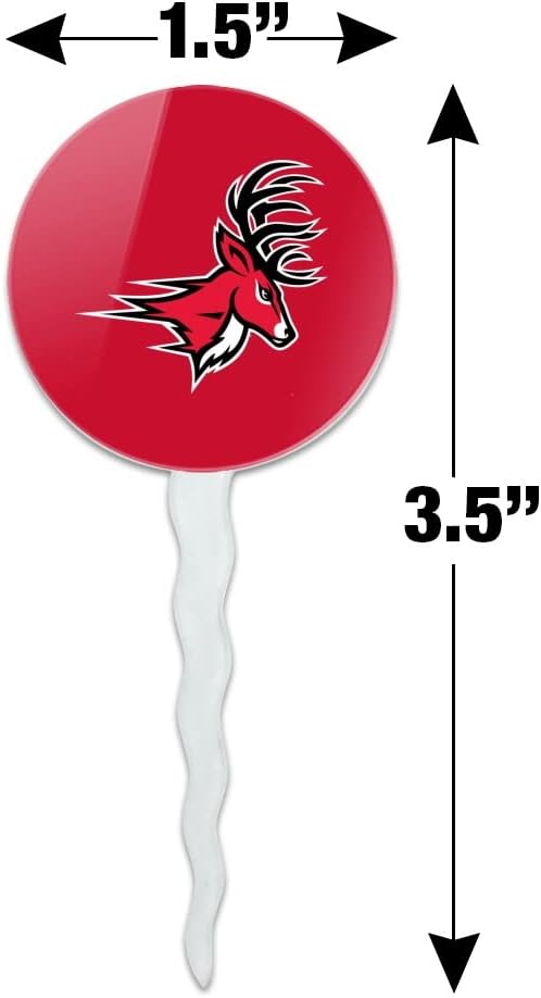 GRAPHICS & MORE Fairfield University Primary Logo Cupcake Picks Toppers Decoration Set of 6