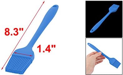 uxcell Silicone Family Bakery Cookie Cake Baking Tool Cream Butter Pastry Brush Blue