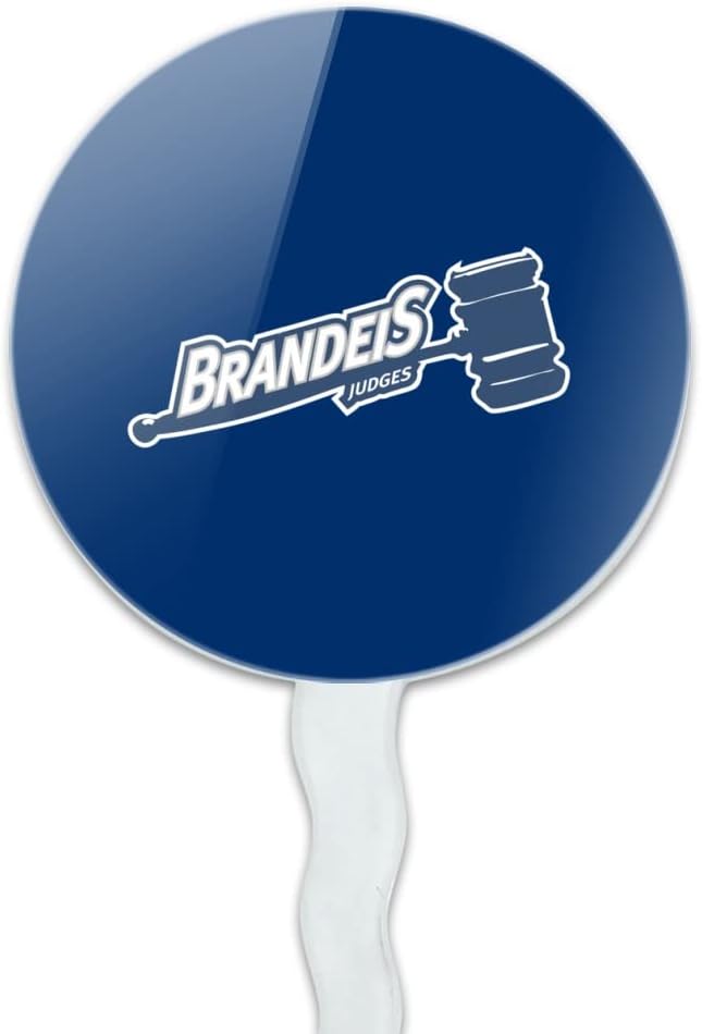 Brandeis University Primary Logo Cupcake Picks Toppers Decoration Set of 6