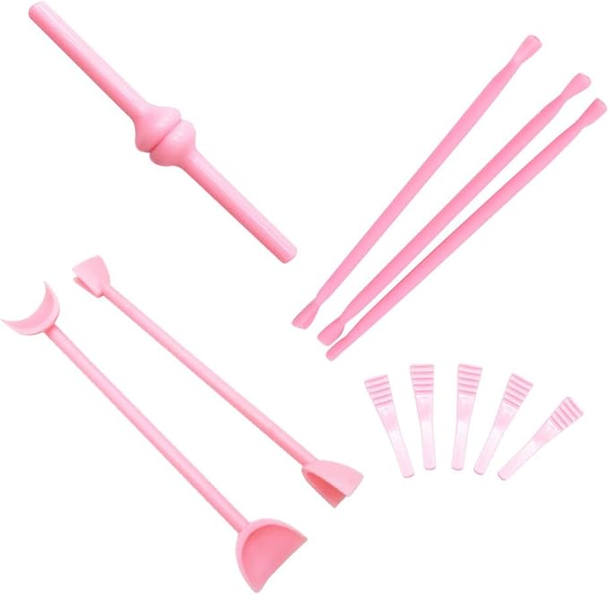 Cabilock 11-Piece Cake Decoration Tools Set Fondant Modeling Tools Kit for Precise Pastry Sculpting Baking Supplies