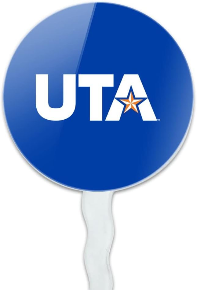 Texas at Arlington Primary Logo Cupcake Picks Toppers Decoration Set of 6