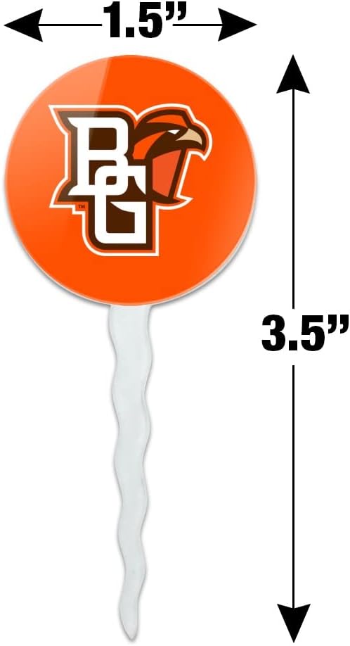 Bowling Green Primary Logo Cupcake Picks Toppers Decoration Set of 6