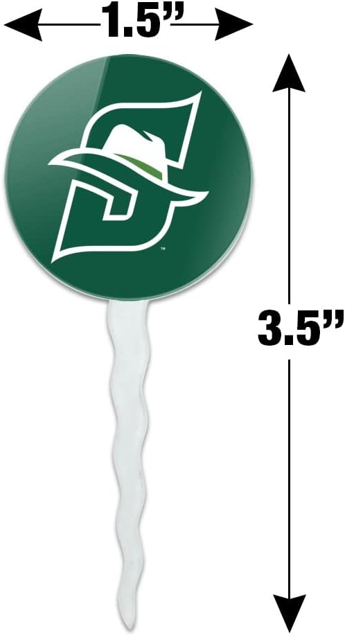 Stetson University Primary Logo Cupcake Picks Toppers Decoration Set of 6