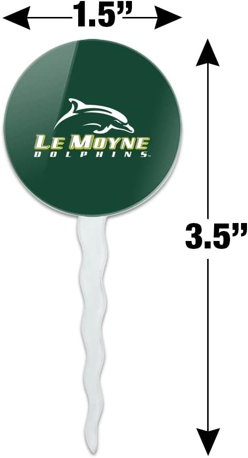Le Moyne College Primary Logo Cupcake Picks Toppers Decoration Set of 6