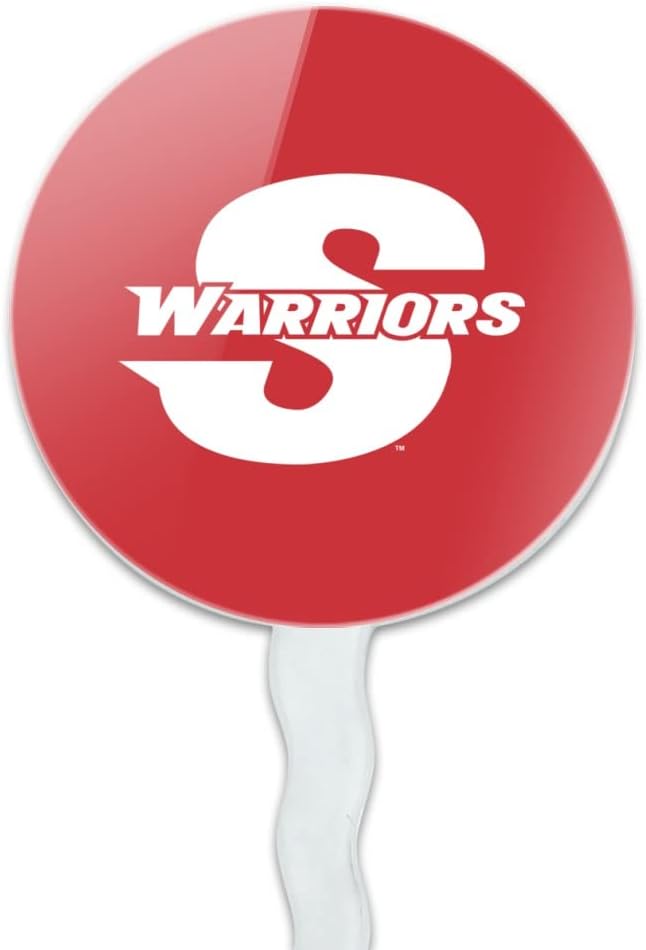 California State University Stanislaus Primary Logo Cupcake Picks Toppers Decoration Set of 6