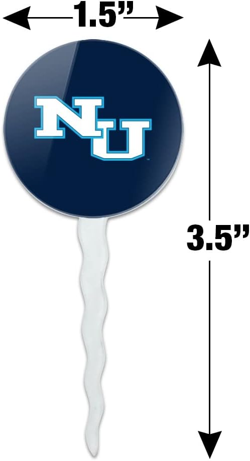 Northwood University Primary Logo Cupcake Picks Toppers Decoration Set of 6