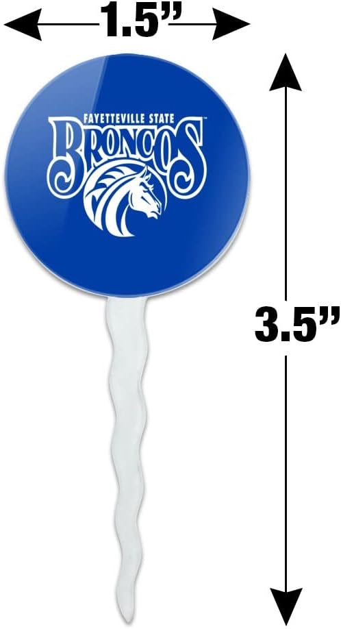 Fayetteville State Primary Logo Cupcake Picks Toppers Decoration Set of 6