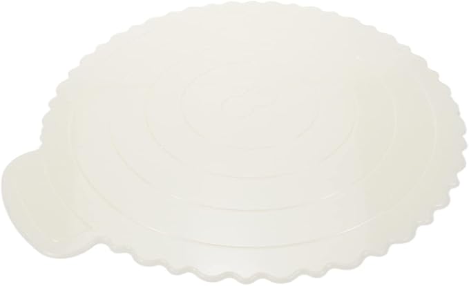 3Pcs Reusable Cake Boards,Thickened 2mm Plastic Round Circles Cakes Base for 4 Inch 6 Inch 8Inch Cake,Diameter of Circle 6.3"&7.48"&9.56"