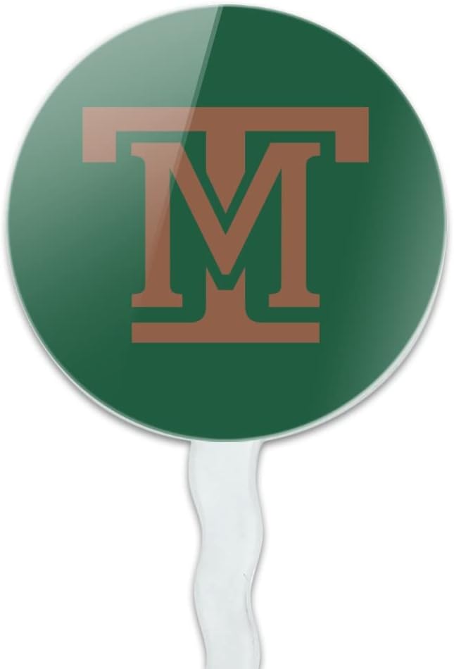 GRAPHICS & MORE Montana Tech of The University of Montana Primary Logo Cupcake Picks Toppers Decoration Set of 6