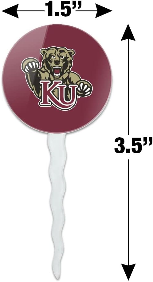 Kutztown Primary Logo Cupcake Picks Toppers Decoration Set of 6
