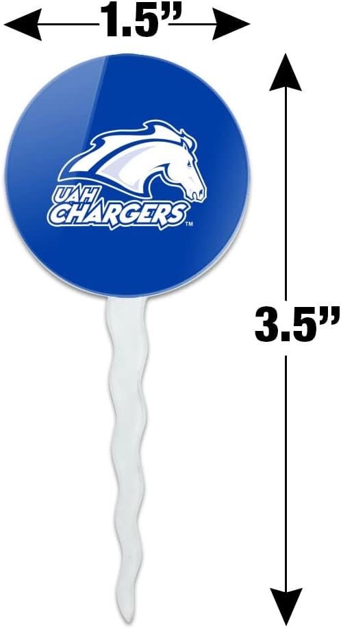 UAH Primary Logo Cupcake Picks Toppers Decoration Set of 6