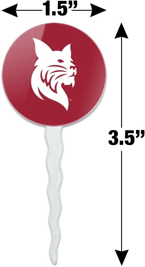 Bates College Primary Logo Cupcake Picks Toppers Decoration Set of 6