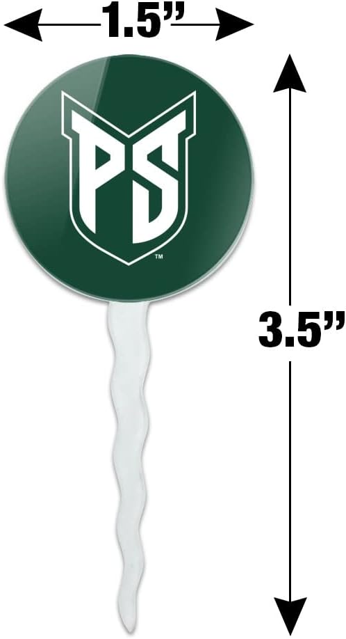 Portland State University Primary Logo Cupcake Picks Toppers Decoration Set of 6