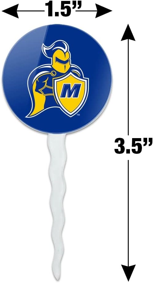 Madonna University Primary Logo Cupcake Picks Toppers Decoration Set of 6