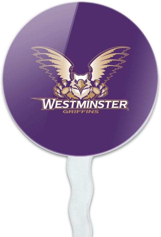 Westminster College Primary Logo Cupcake Picks Toppers Decoration Set of 6