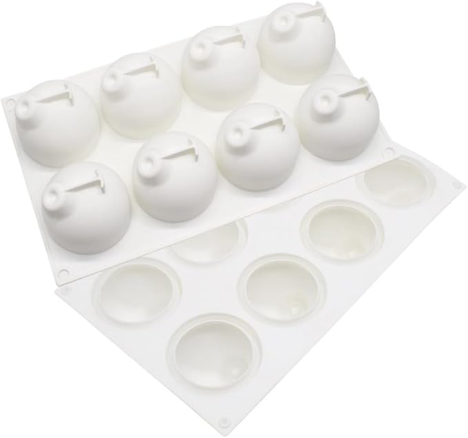 mostsom Round Shape Baking Mold For Pastry And Accessories Cake Decorating Tools Silicone Mould Bakeware Muffin Cupcake Molds (Round B_11.8X6.88X2.6 inch)