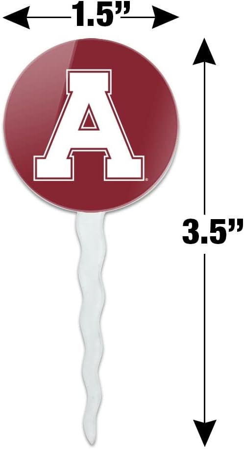 Alma College Primary Logo Cupcake Picks Toppers Decoration Set of 6