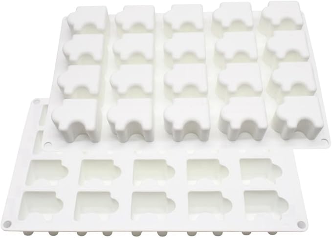 mostsom 3D Puzzle Shape Silicone Mold for DIY Baking Pudding Mousse Chocolate Eco-Friendly Cake Mold Kitchen Accessories Tools (E_ Puzzle)