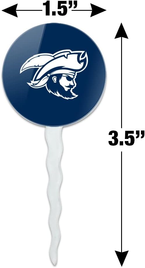 Charleston Southern University Primary Logo Cupcake Picks Toppers Decoration Set of 6