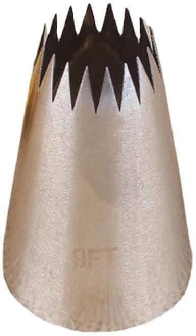 Churro Piping Tip, Piping Tips for Eclair, Open Star Pastry Tip Large for Piping, Icing Tips, Decorating Tools, Icing and Piping Tips (9FT)