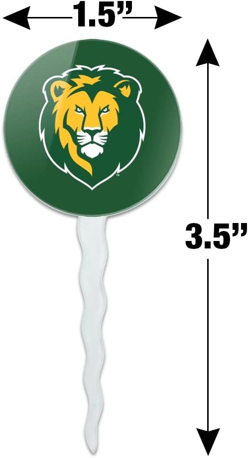 Southeastern Louisiana University Primary Logo Cupcake Picks Toppers Decoration Set of 6