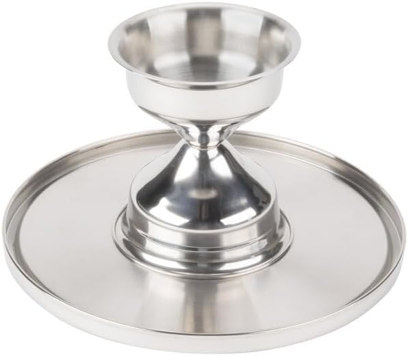 13" Stainless Steel Cake Stand | Round Cake Display for Weddings, Birthdays & Parties | Dessert Stand for Cakes, Muffins, Pastries, and Bread | 13-inch [1PK]