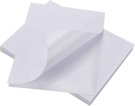 (5000 Sheets, 5000 Labels) Sticker Paper, 8.5" x 11" Full Sheet Shipping Address Labels, 1 Per Page Self Adhesive Mailing Label for Laser and Inkjet Printers