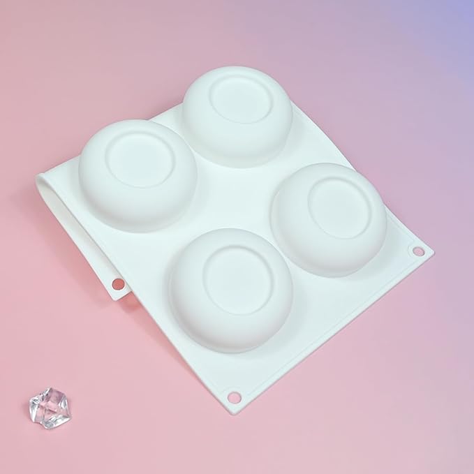 mostsom Silicone Mold Mousse Mold Round Shape Mousse Mould Silicone Cake Mold Baking Tool Dessert Bakeware (A_ Round)