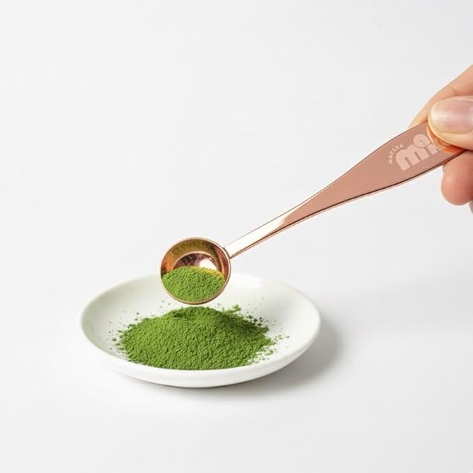 MATCHA MAKU- Stainless Steel 1 g (½ tsp) Measuring Spoon for Matcha, Tea, Powder & Liquids – 304 Food Grade Scoop for All Ingredients 4.6" Lenght