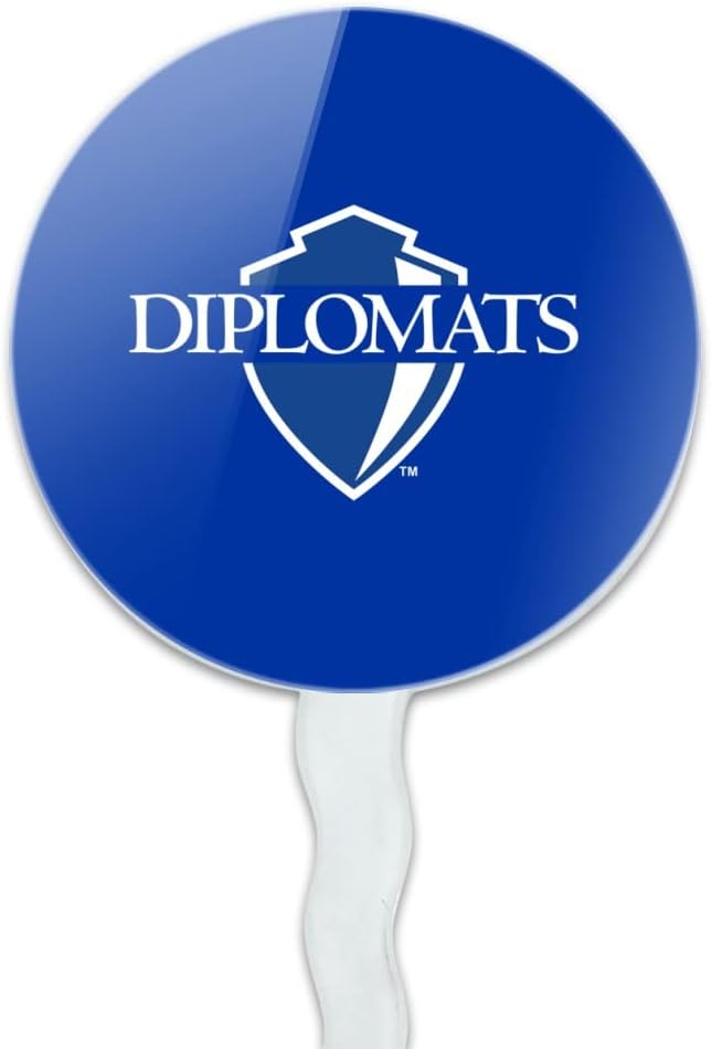 Franklin & Marshall College Primary Logo Cupcake Picks Toppers Decoration Set of 6
