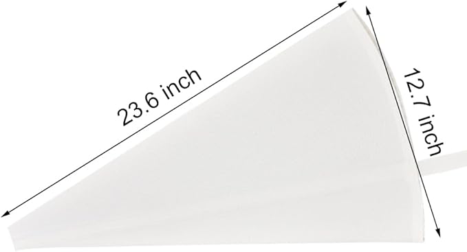 24 Inch Extra Large Piping Bags, 3-Pack Cloth Reusable Pastry Bags, Plastic Coated Icing Bags Cake Cupcake Decorating Bags Baking Dessert Frosting Piping Bag