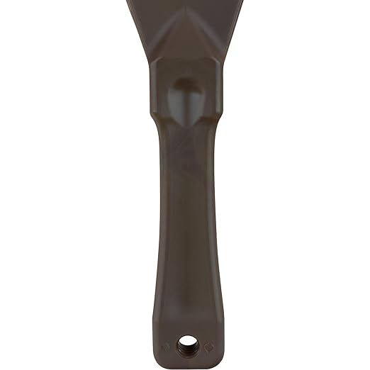 SPARTA Polypropylene Scraper Tool Food Safe Scraper for Removing Caked-On Residue in Commercial Kitchens, Plastic, 7.82 x 3 Inches, Brown